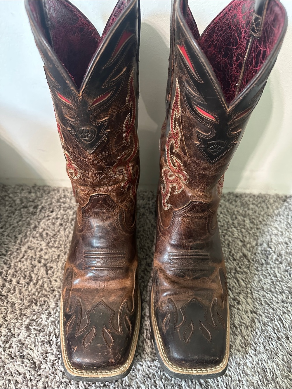 Ariat Western Boots Women’s Cowboy Sidekick Size 7.5 - Picture 6 of 14